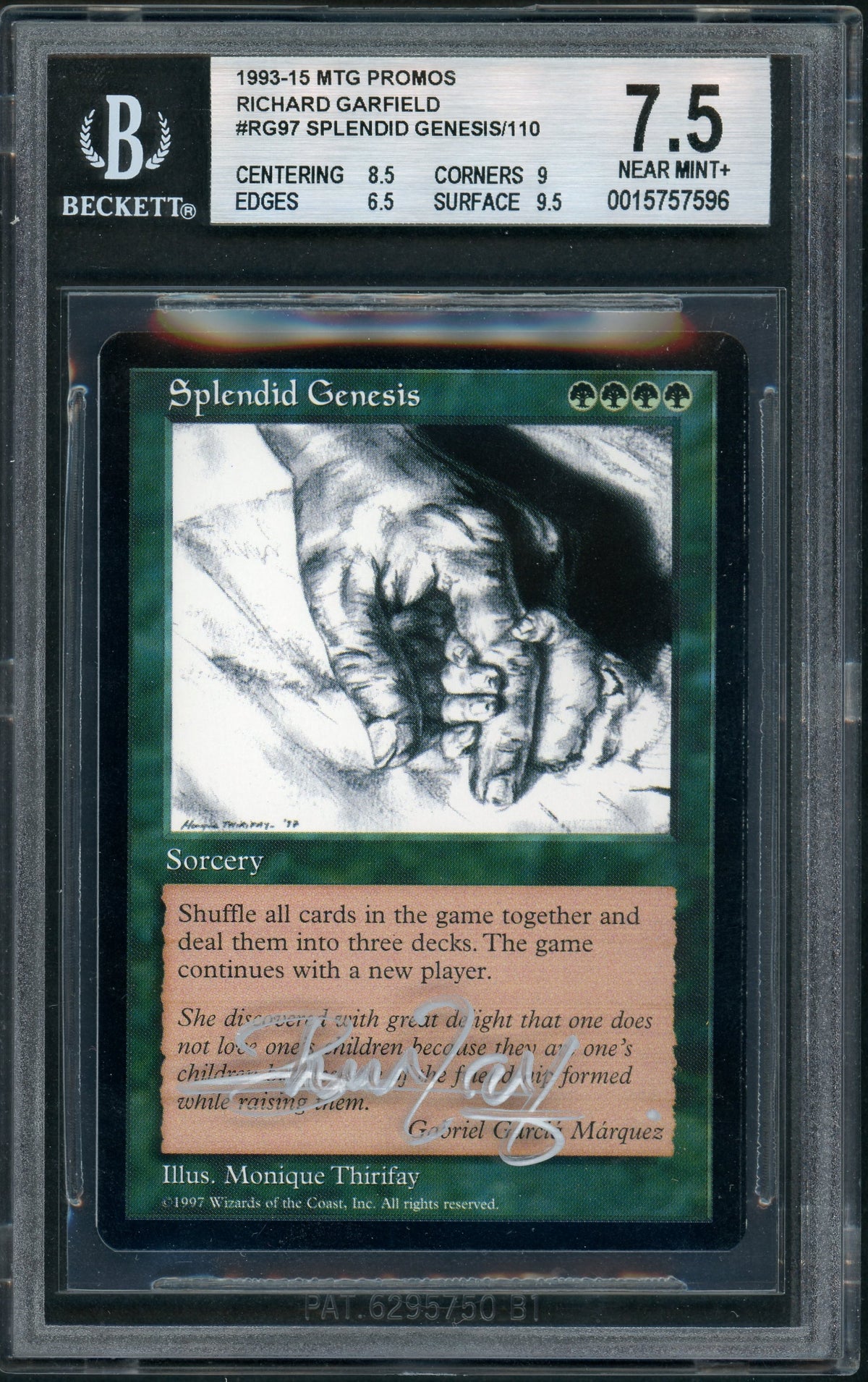 genesis mtg card Garfield Event Card