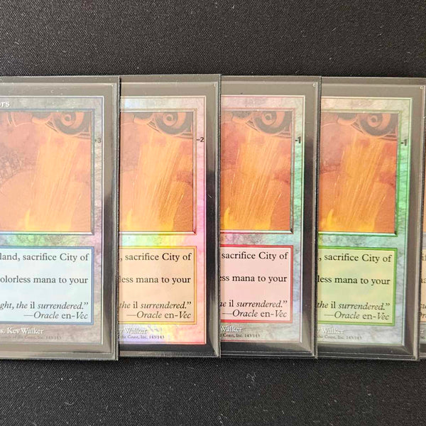 City of Traitors Foil Test Print (Square Corners)