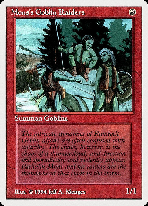 Mons's Goblin Raiders (SUMMER)