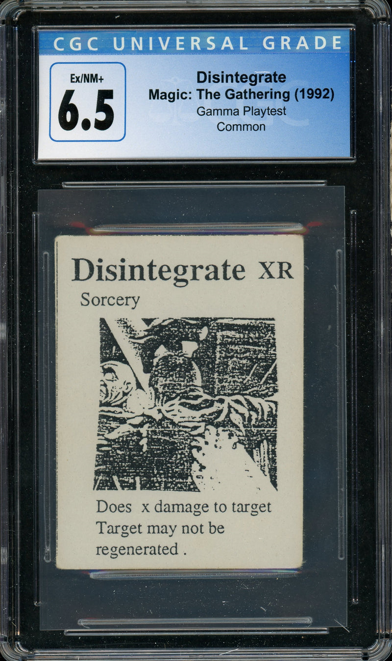Disintegrate (Gamma Playtest)