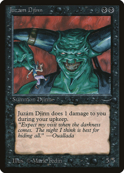 MTGアラビアンナイトJuzam Djinn PSA7 Juzam Djinn - Arabian Nights