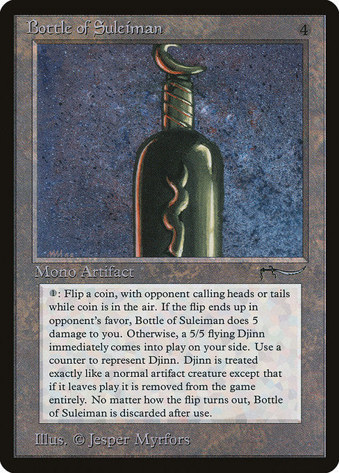 Bottle of Suleiman (ARN)