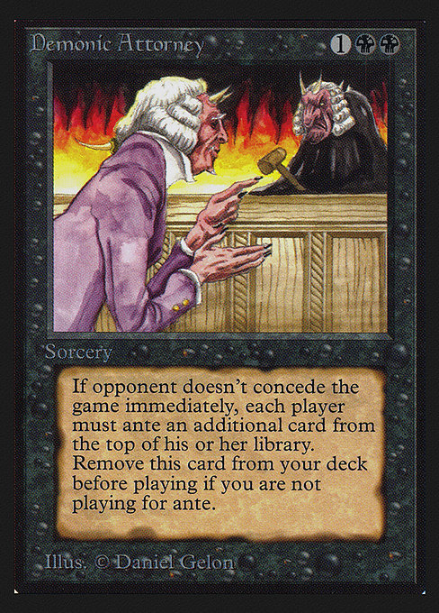 Demonic Attorney (CED)
