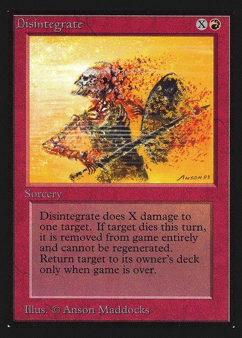 Disintegrate (CED)