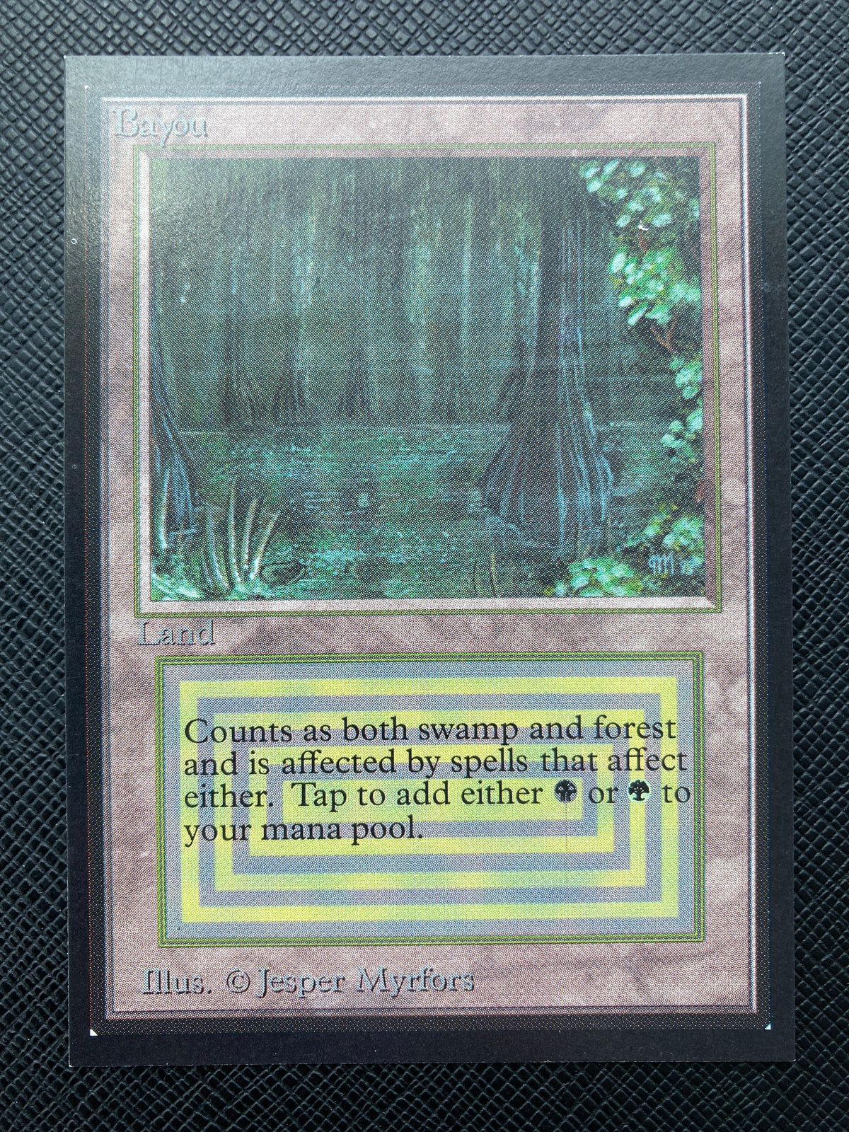 買取相場】-MtG-(フランス語)Bayou / Bayou【3ED】 黒枠 No.283