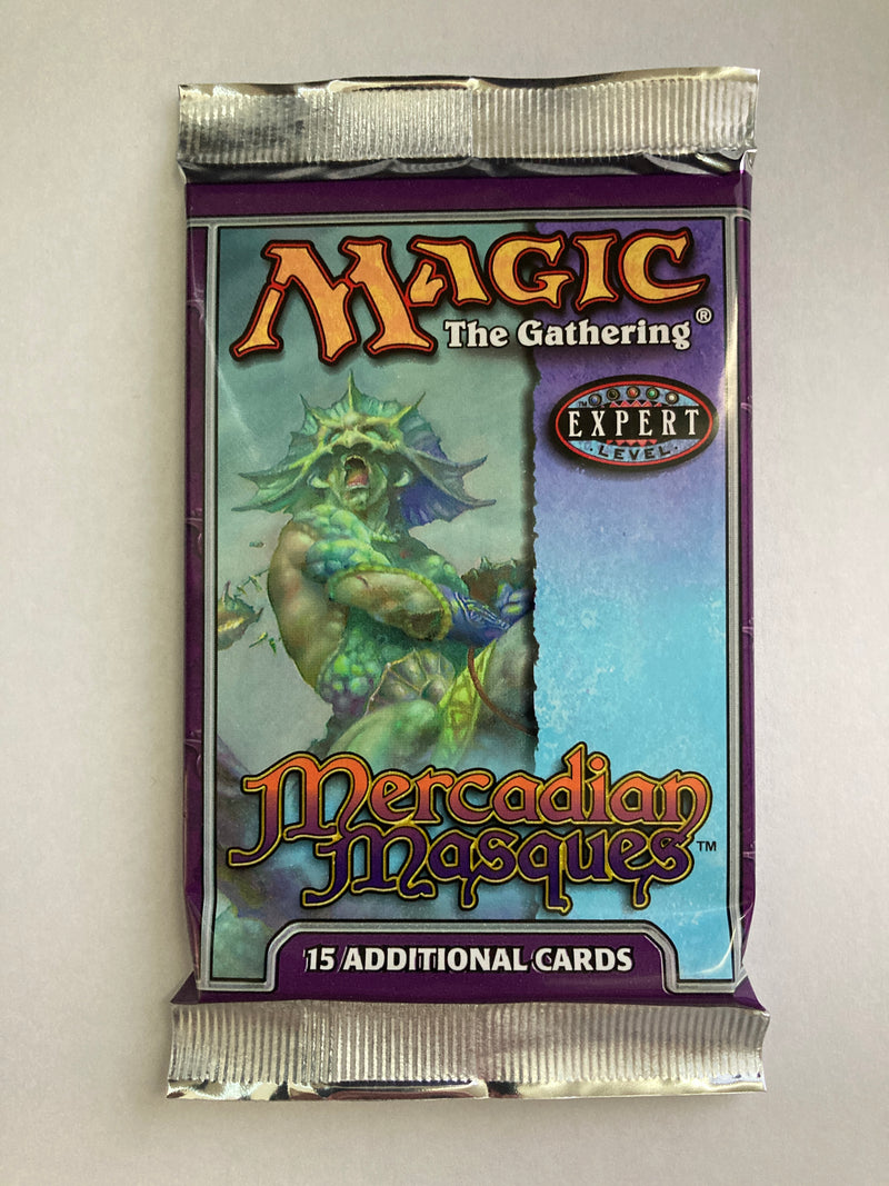 mtg mercadian masques booster box MTG: MERCADIAN MASQUES - Sealed Booster Pack from Box - Magic - English