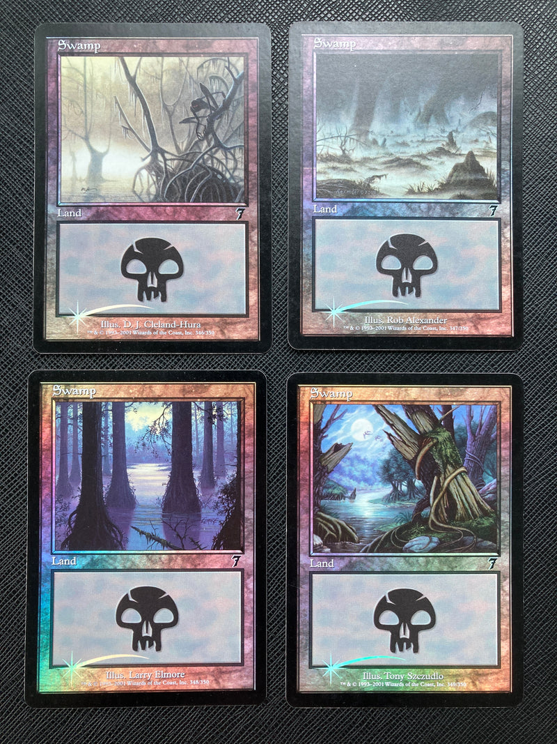 Seventh Edition Foil Basic Land Set (20 Cards)