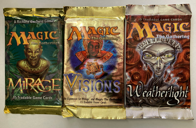 Mirage Block Autographed Booster Packs (set of 3)