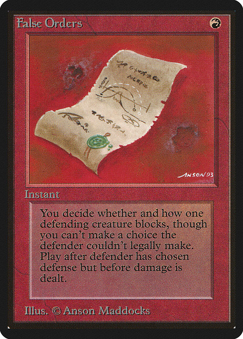 False Orders (LEB)